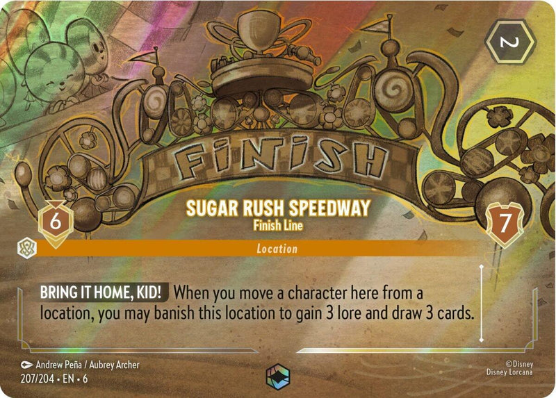 Sugar Rush Speedway - Finish Line (Enchanted) (207/204) [Azurite Sea]