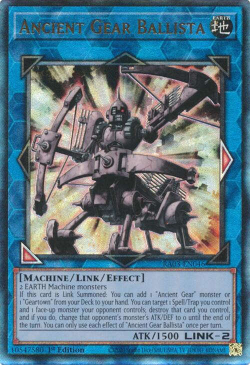 Ancient Gear Ballista (UTR) [RA03-EN046] Prismatic Ultimate Rare