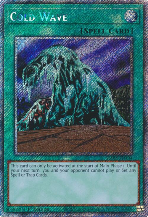 Cold Wave (Platinum Secret Rare) [RA03-EN104] Platinum Secret Rare