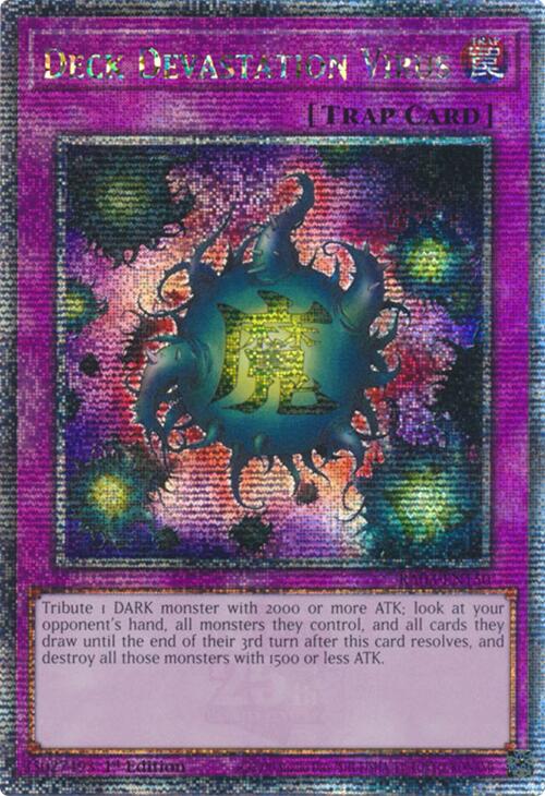 Deck Devastation Virus (Quarter Century Secret Rare) [RA03-EN150] Quarter Century Secret Rare