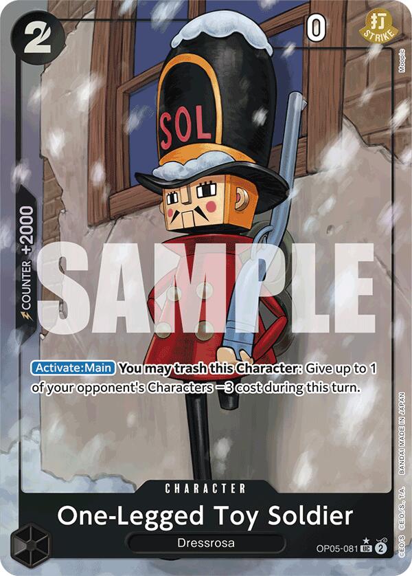 One-Legged Toy Soldier (Full Art) [Premium Booster -The Best-]