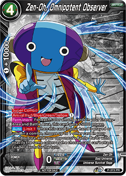 Zen-Oh, Observador Omnipotente (Unison Warrior Series Boost Tournament Pack Vol. 7 - Ganador) (P-373) [Tarjetas de promoción de torneos] 