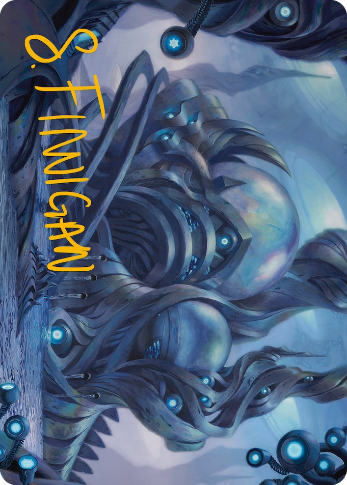 The Surgical Bay Art Card (Firma estampada en oro) [Phyrexia: All Will Be One Art Series] 