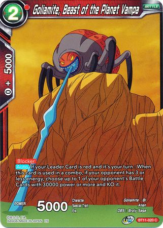 Goliamita, Bestia del Planeta Vampa (BT11-020) [Vermilion Bloodline 2da Edición] 
