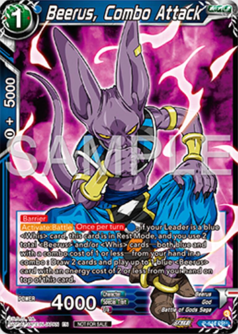 Beerus, Combo Attack (P-644) [Tournament Promotion Cards]