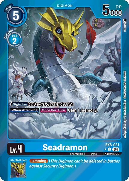 Seadramon [EX8-021] (Limited Foil) [Chain of Liberation]