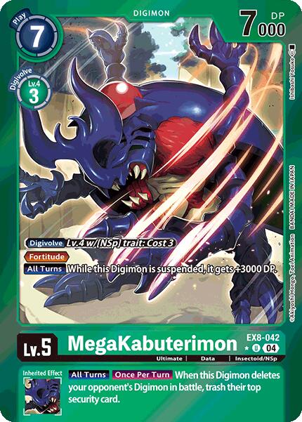 MegaKabuterimon [EX8-042] (Limited Foil) [Chain of Liberation]