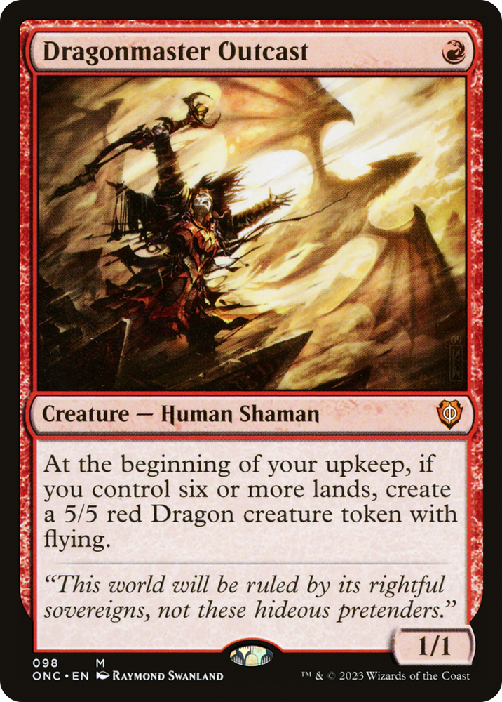 Dragonmaster Outcast [Phyrexia: Todos serán un solo comandante] 