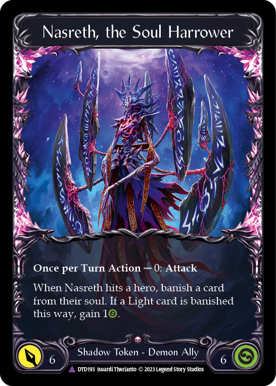 Nasreth, the Soul Harrower (Marvel) [DTD193-CF] (Dusk Till Dawn) Lámina fría 
