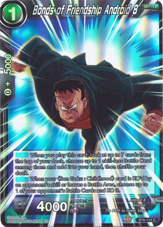 Lazos de amistad Android 8 (Reimpresión) (BT6-114) [Battle Evolution Booster] 