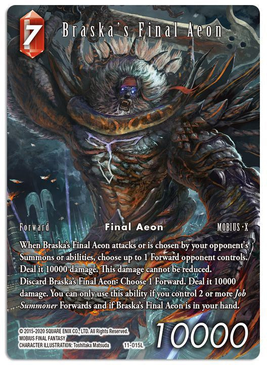 Eón final de Braska (arte completo) [Tarjetas promocionales Opus XI] 