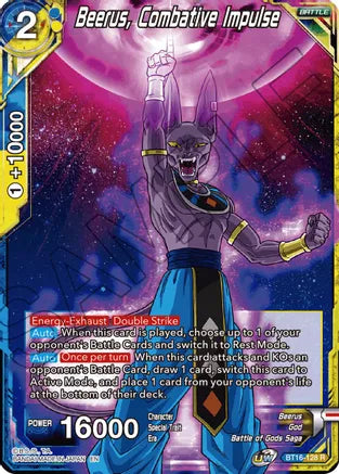 Beerus, Impulso Combativo (BT16-128) [Reino de los Dioses] 