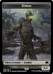 Zombie // Marit Lage Ficha de doble cara [Fichas remasterizadas de Dominaria] 