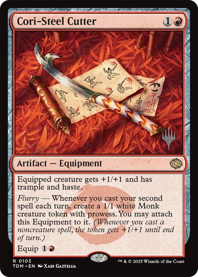 Cori-Steel Cutter [Tarkir: Dragonstorm Promos]