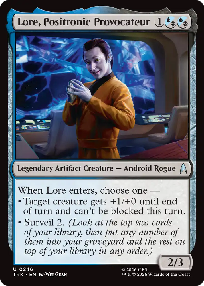 Lore, Positronic Provocateur [Star Trek]