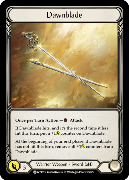 Dawnblade // Rhinar [U-WTR115 // U-WTR002] (Bienvenido a Rathe Unlimited) Ilimitado Normal 