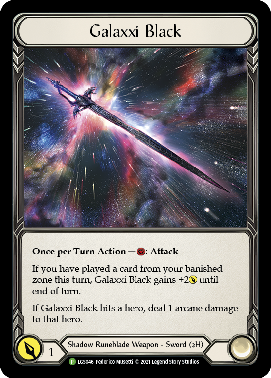 Galaxxi Black [LGS046] (Promoción) Lámina fría 