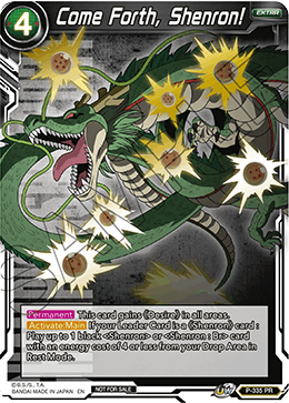 ¡Adelante, Shenron! (P-335) [Tarjetas de promoción de torneos] 