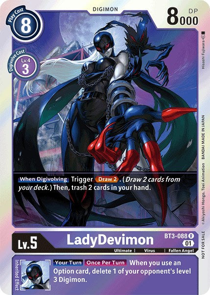 LadyDevimon [BT3-088] (Paquete de torneo oficial Vol.4) [Lanzamiento de promociones especiales de refuerzo] 
