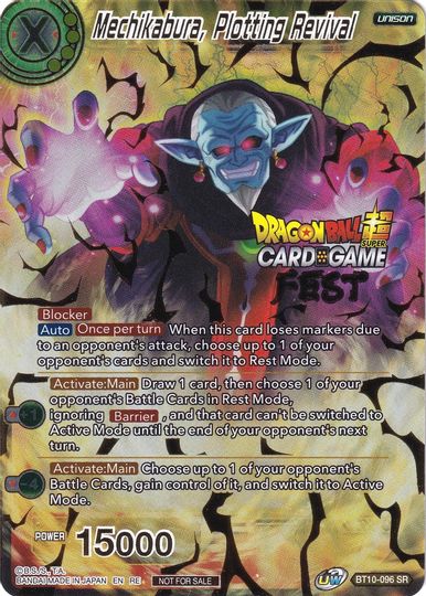 Mechikabura, Plotting Revival (Card Game Fest 2022) (BT10-096) [Tarjetas de promoción de torneos] 