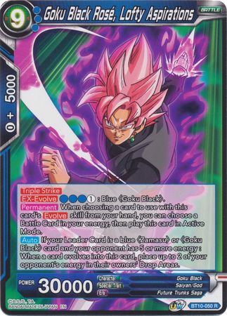 Goku Black Rose, Lofty Aspirations (BT10-050) [Rise of the Unison Warrior 2da edición] 