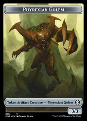 Ficha de Golem Phyrexian [Phyrexia: Todas serán una fichas] 