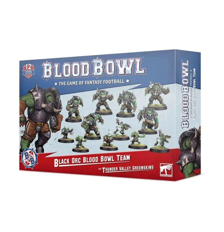 Blood Bowl: Blood Bowl Black Orc Team: The Thunder Valley Greenskins