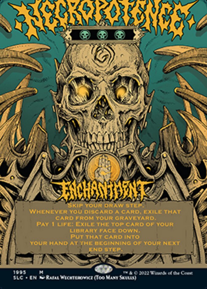 Necropotencia (arte alternativo sin fronteras) [Kit de cuenta regresiva del 30 aniversario de Secret Lair] 