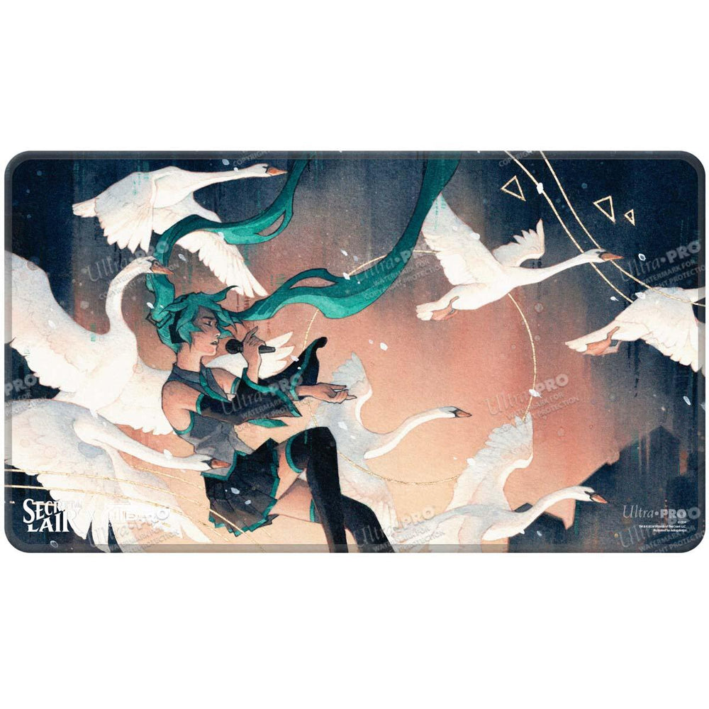 Ultra PRO: Stitched Edge Playmat - Secret Lair Hatsune Miku (Winter Swan Song)