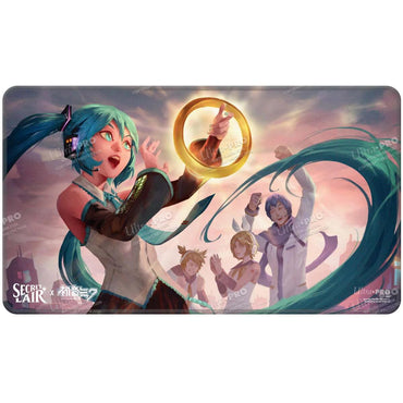 Ultra PRO: Stitched Edge Playmat - Secret Lair Hatsune Miku (Summer Sol Ring)