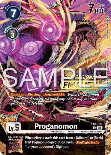 Proganomon [EX8-051] (Regionals 25-26 Season 2 Finalist) [Chain of Liberation]
