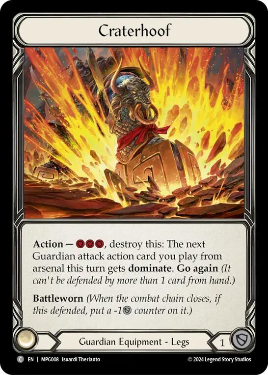 Craterhoof [MPG008] (Mastery Pack Guardian)  Cold Foil