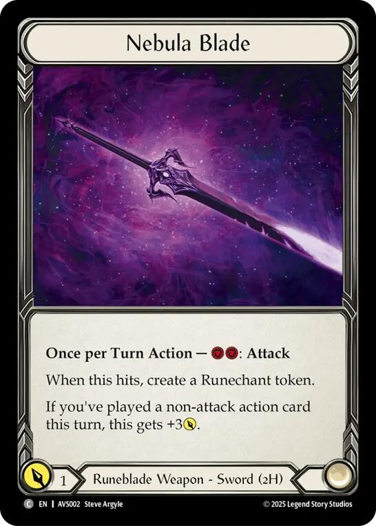 Nebula Blade [AVS002] (Armory Deck: Legends Viserai)