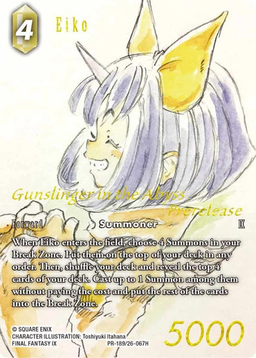 Eiko (Prerelease Promo) [Gunslinger in the Abyss]