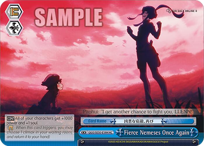 Fierce Nemeses Once Again (GGO/SE50-E59H HC) [SAO Alternative–Gun Gale Online–2 Premium Booster]
