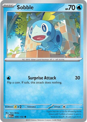 Sobble (039/132) [Mega Evolution: Base Set]