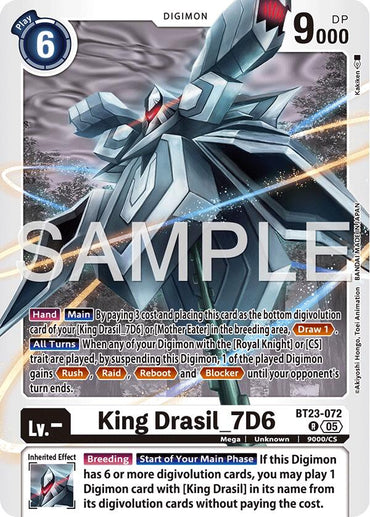 King Drasil_7D6 [BT23-072] [Hackers' Slumber]