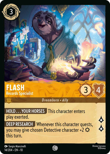 Flash - Records Specialist (14/204) [Whispers in the Well]