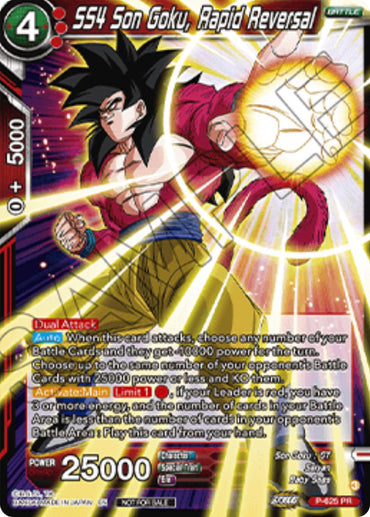 SS4 Son Goku, Rapid Reversal (Championship 2025 Finals Pack) (P-625) [Tournament Promotion Cards]