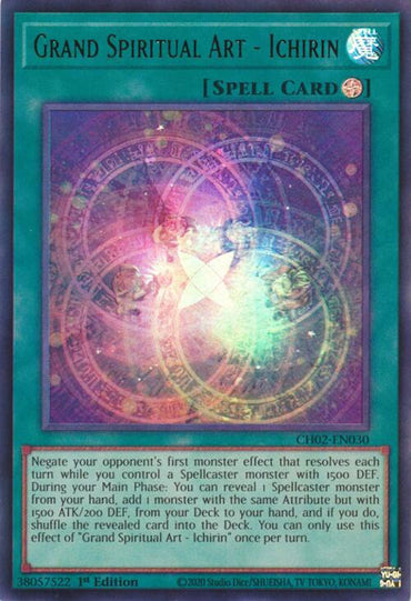 Grand Spiritual Art - Ichirin [CH02-EN030] Ultra Rare