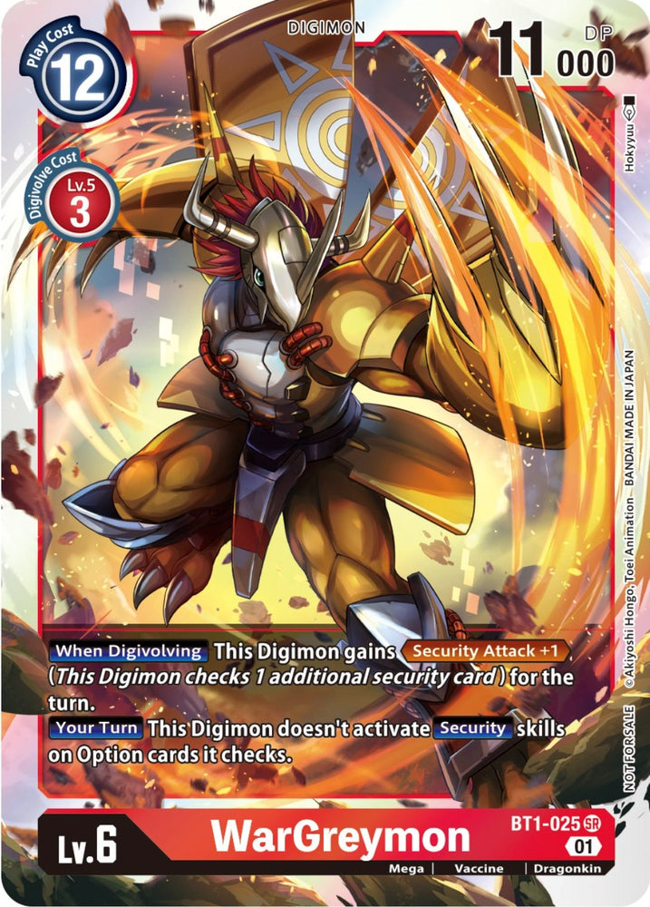 WarGreymon [BT1-025] (Paquete de entrada especial ST-11) [Lanzamiento de promociones especiales de refuerzo] 