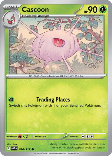 Cascoon (014/217) [Mega Evolution: Ascended Heroes]