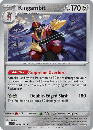 Kingambit (148/217) [Mega Evolution: Ascended Heroes]