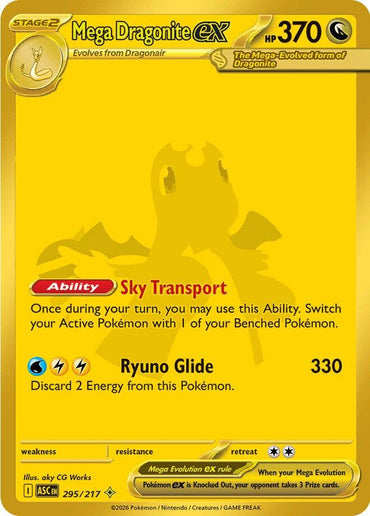 Mega Dragonite ex (295/217) [Mega Evolution: Ascended Heroes]