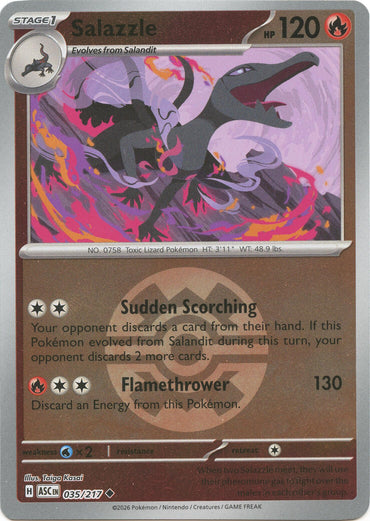 Salazzle (035/217) (Quick Ball) [Mega Evolution: Ascended Heroes]