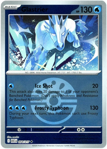 Glastrier (054/217) (Friend Ball) [Mega Evolution: Ascended Heroes]