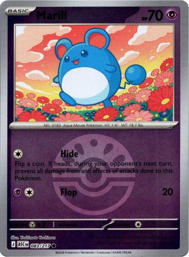 Marill (083/217) (Friend Ball) [Mega Evolution: Ascended Heroes]
