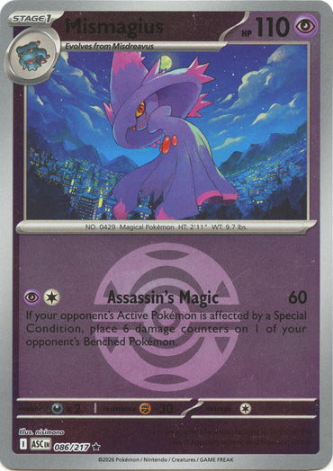 Mismagius (086/217) (Dusk Ball) [Mega Evolution: Ascended Heroes]