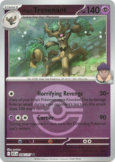 Hop's Trevenant (096/217) (Poke Ball) [Mega Evolution: Ascended Heroes]