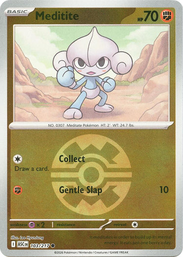Meditite (103/217) (Quick Ball) [Mega Evolution: Ascended Heroes]